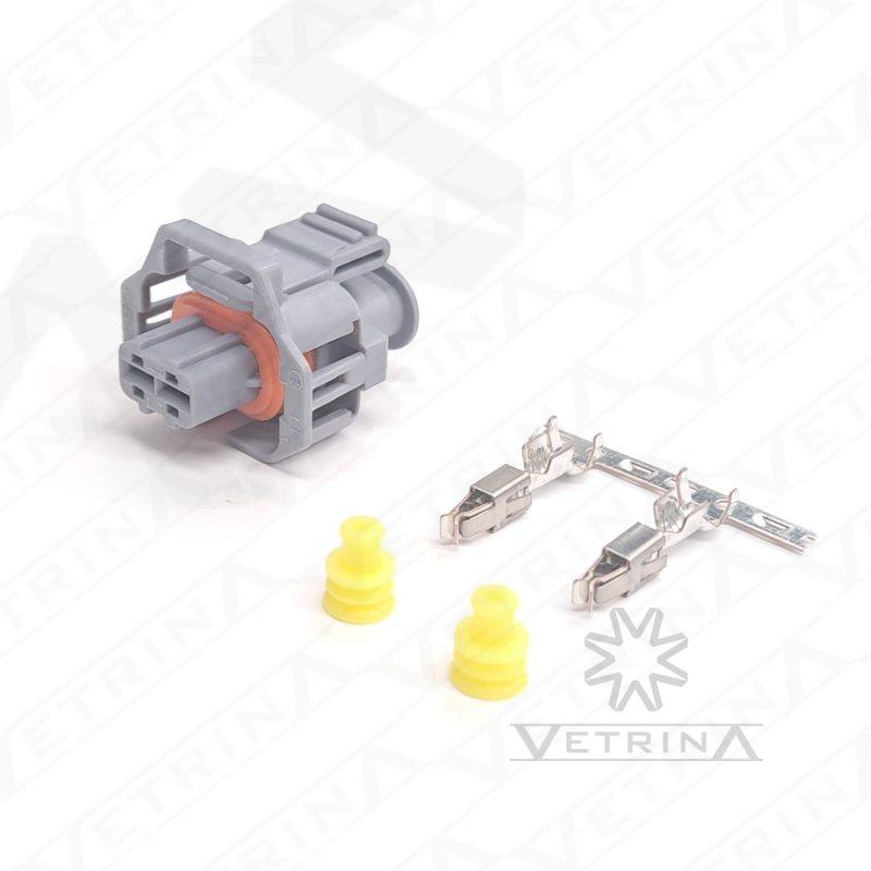 KIT BOSCH 2 Vias cinza (Conector + Selos + Terminais)