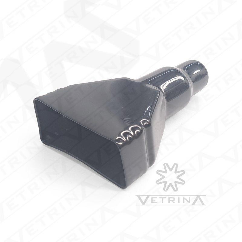 Coifa de proteção cinza para conectores Deutsch série ARC de 40 vias, modelo ARC40-BT, para acabamento e proteção de chicotes.