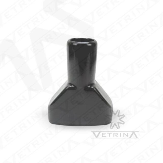 Coifa de proteção traseira reta Deutsch série DRC para 70 vias, modelo DRC70-BT, cor preta para acabamento de chicotes pesados.