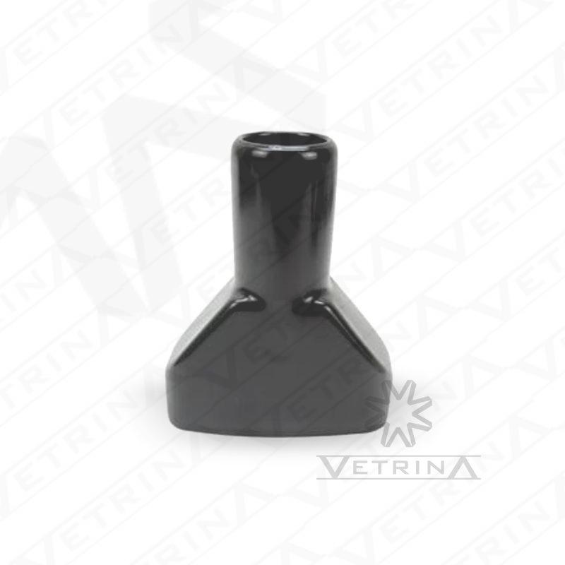 Coifa de proteção traseira reta Deutsch série DRC para 70 vias, modelo DRC70-BT, cor preta para acabamento de chicotes pesados.