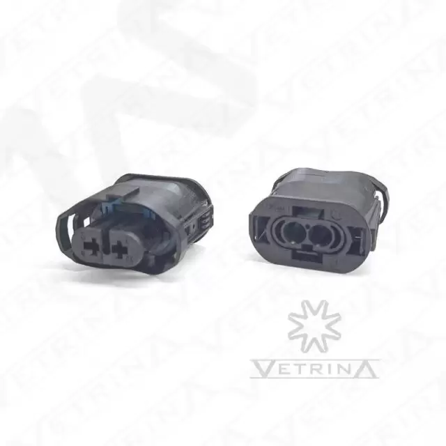 Conector JPT 2 Vias preto