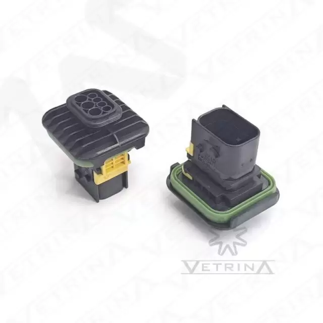 Conector MCP 7 vias preto