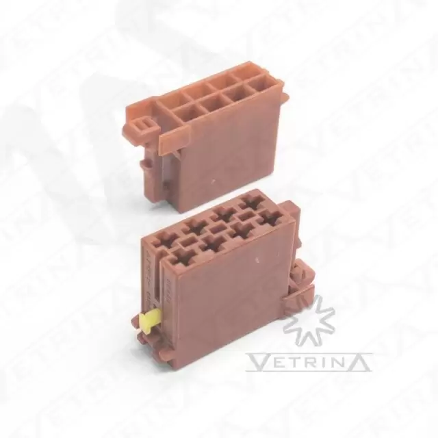 Conector JPT 8 vias marrom