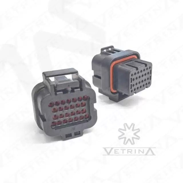 Conector SUPERSEAL 26 vias preto